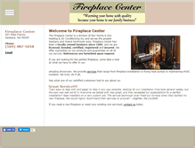 Tablet Screenshot of fireplacecenterwa.com